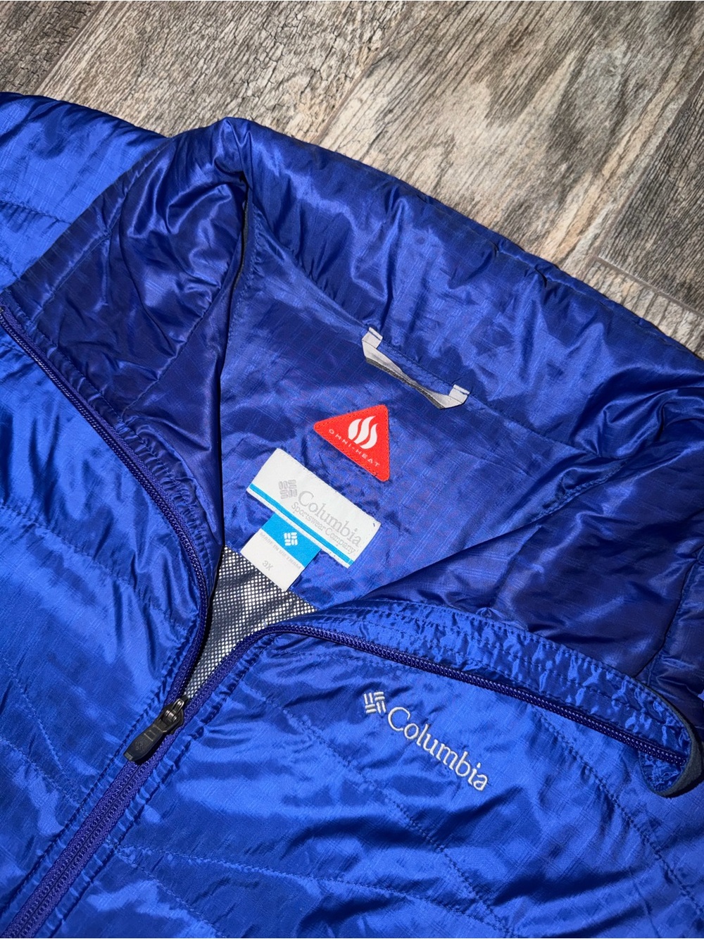 Columbia Omni-Heat Blue Insulated Jacket Women’s 3X